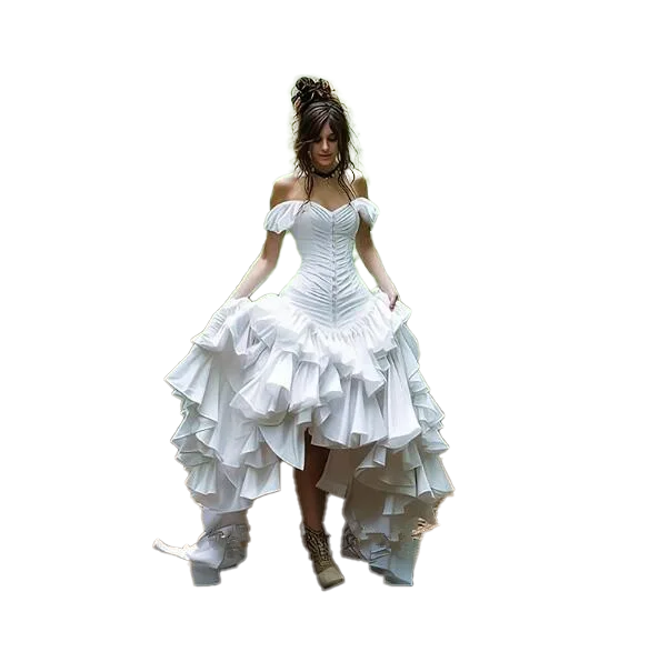 Steampunk brautkleid