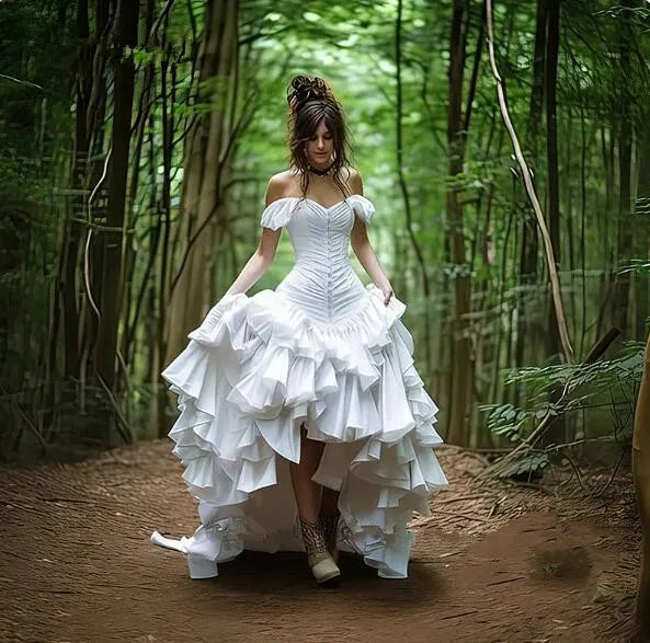 Steampunk brautkleid