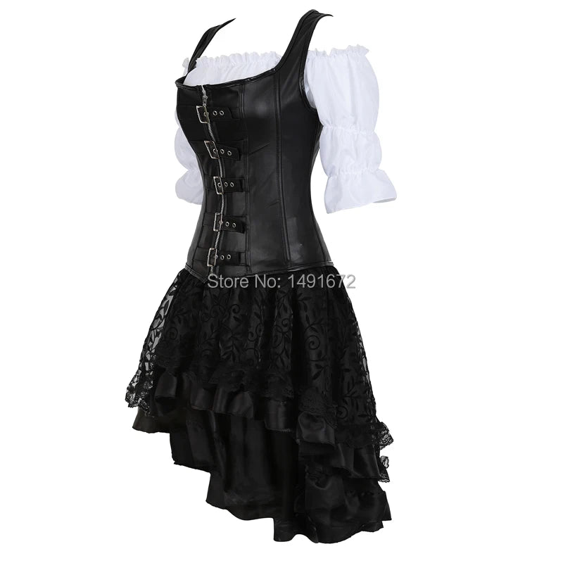 Steampunk korsett kleid