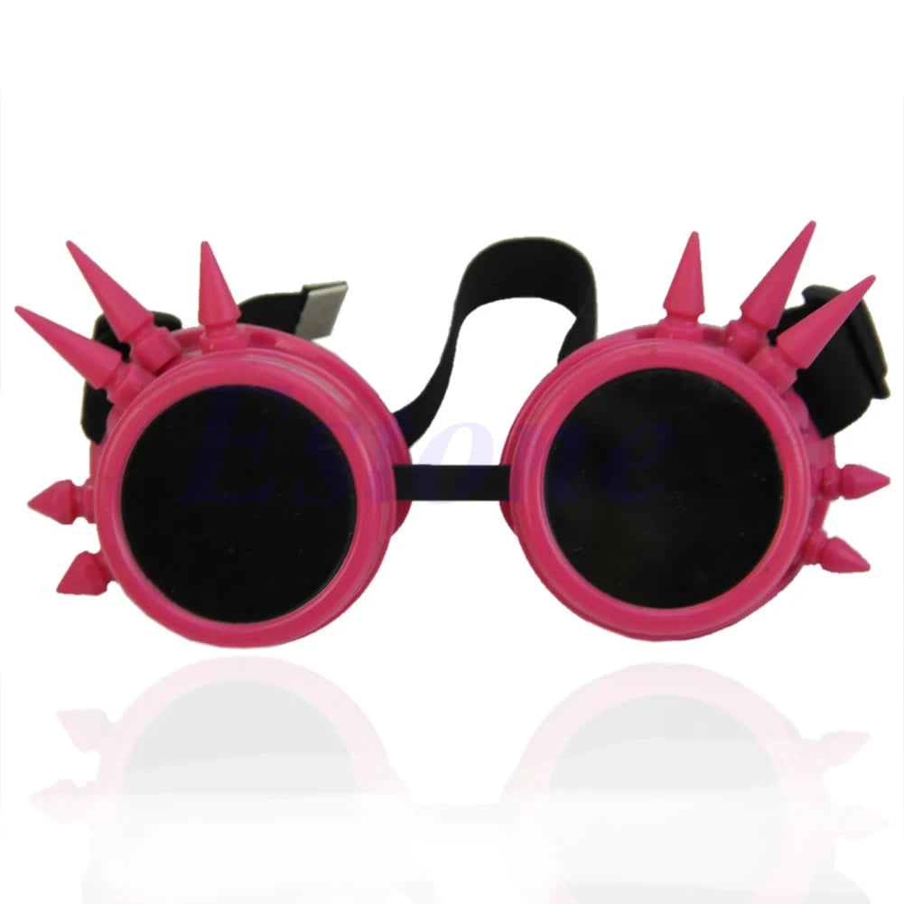 Steampunk brille silber