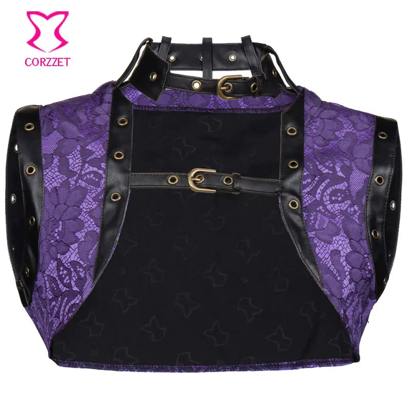 Steampunk jacke damen braun