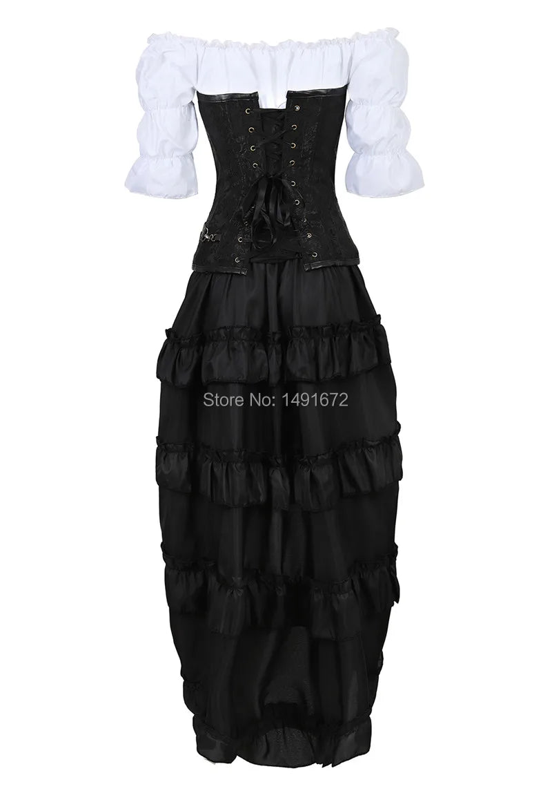 Steampunk korsett kleid