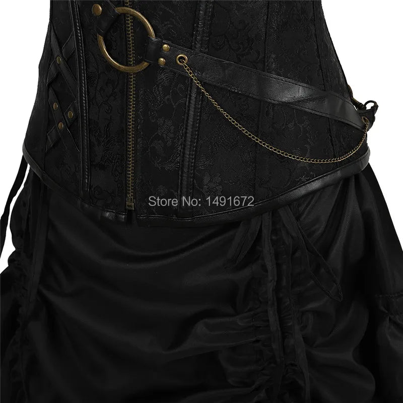 Steampunk korsett kleid