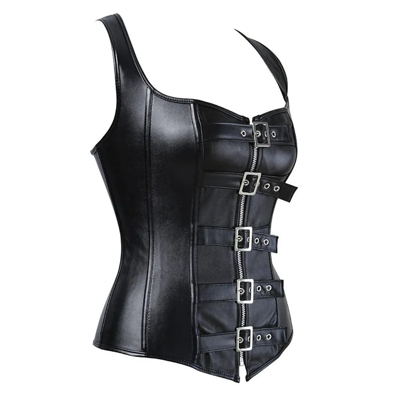 Lleder corsage steampunk