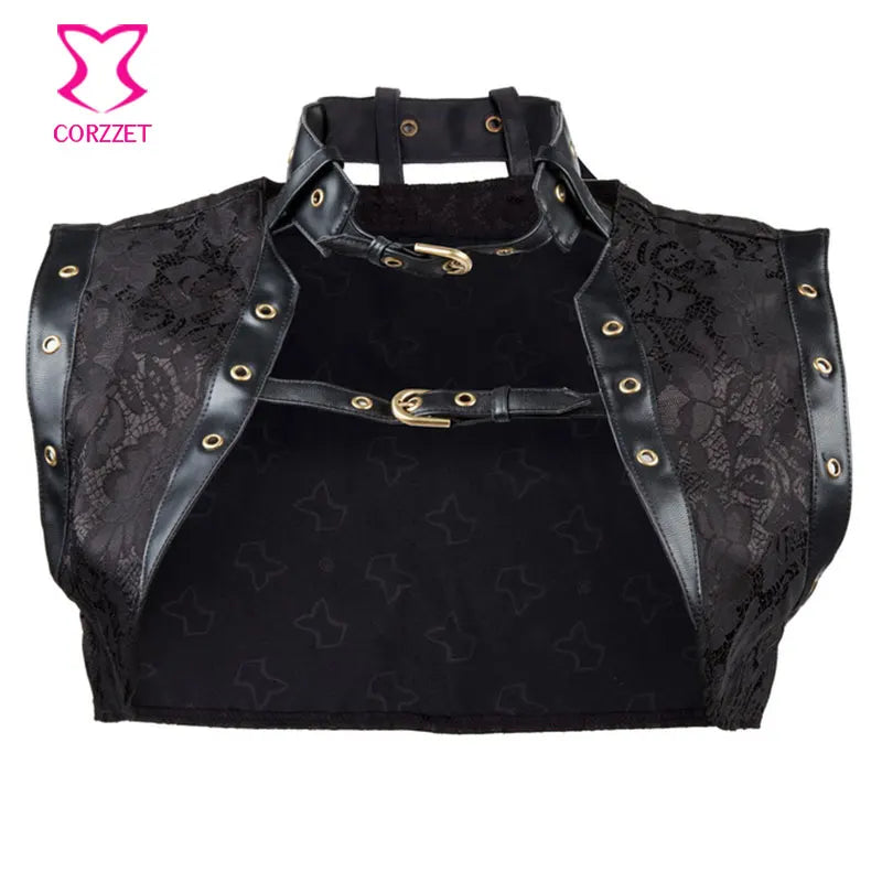 Steampunk jacke damen braun