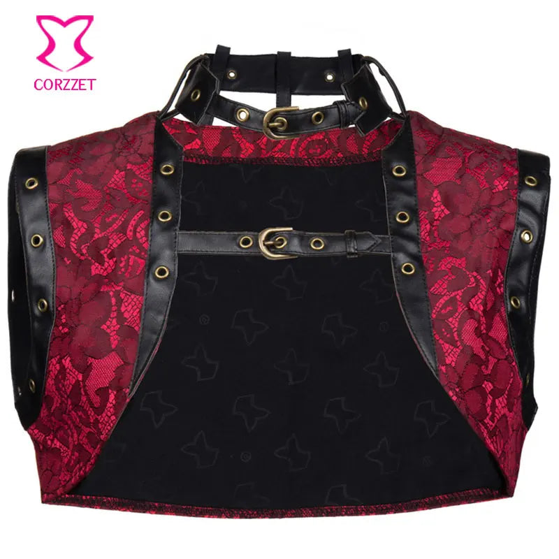 Steampunk jacke damen braun