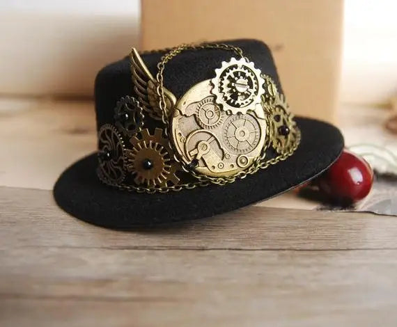 Vintage steampunk hut damen