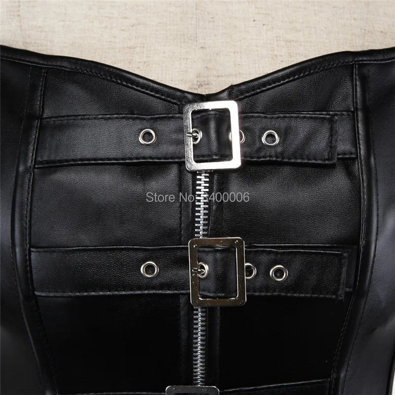 Lleder corsage steampunk