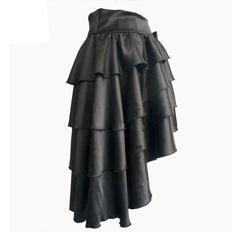 Black steampunk skirt