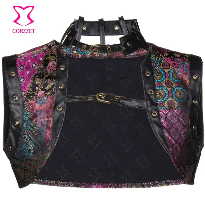 Steampunk jacke damen braun