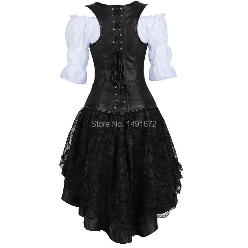 Steampunk korsett kleid