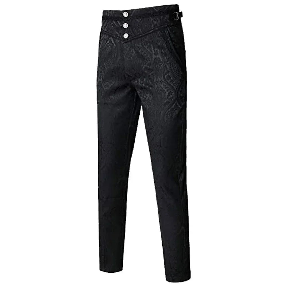 Black steampunk pants