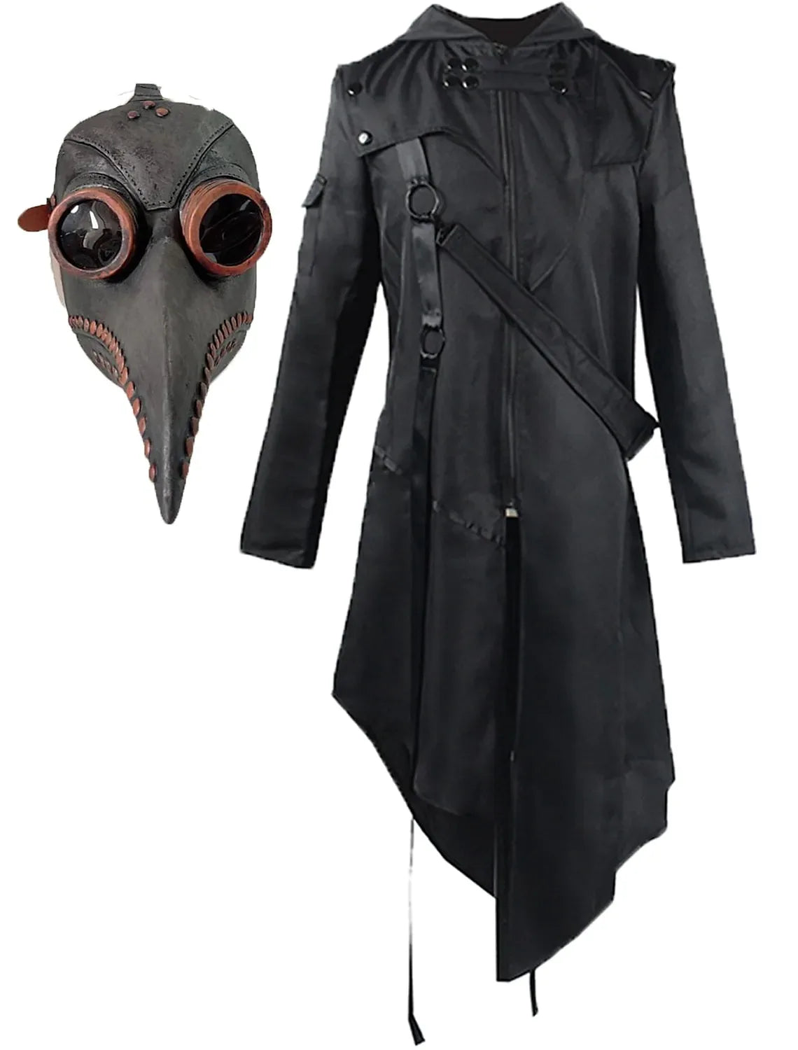 Steampunk kostüm schwarz