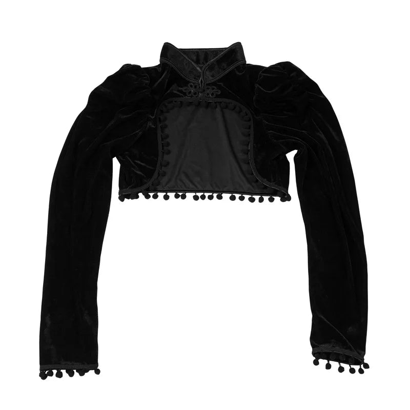 Steampunk jacke damen schwarz