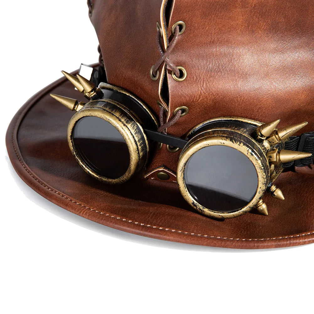 Damen mini hut steampunk zylinder