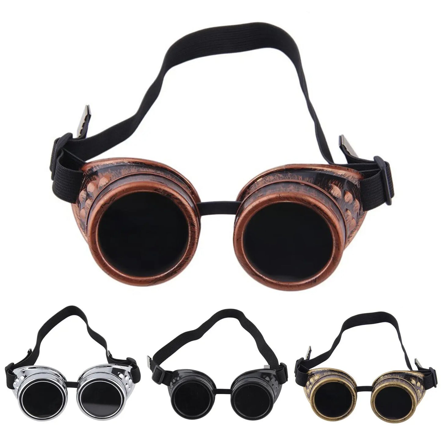 Steampunk magnifying goggles