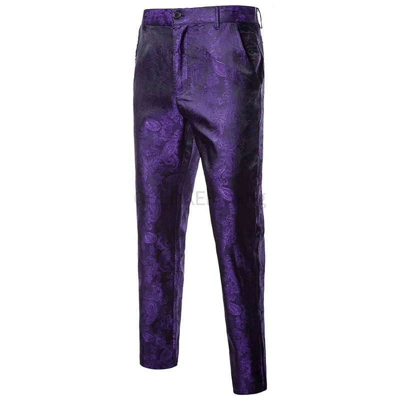 Steampunk hose damen violett