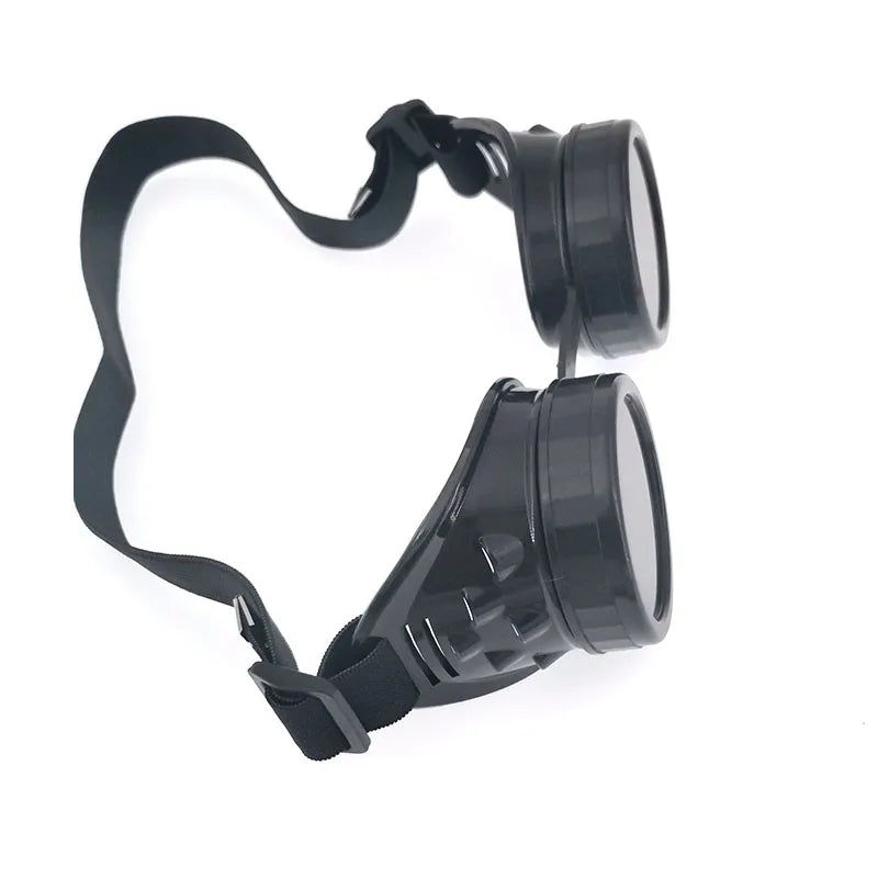Steampunk biker goggles