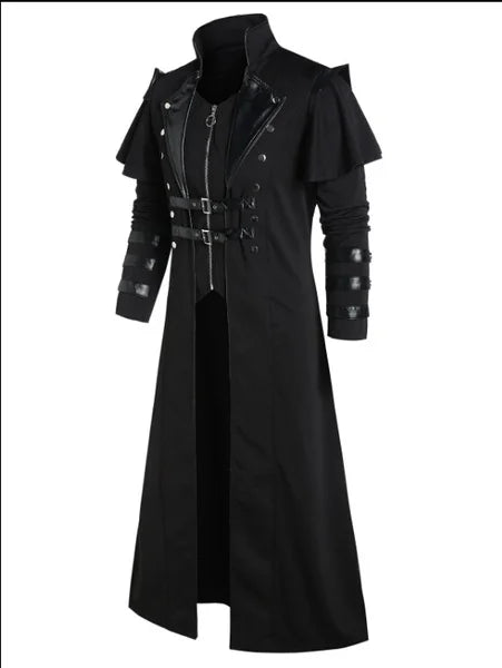 Steampunk trench coat mens