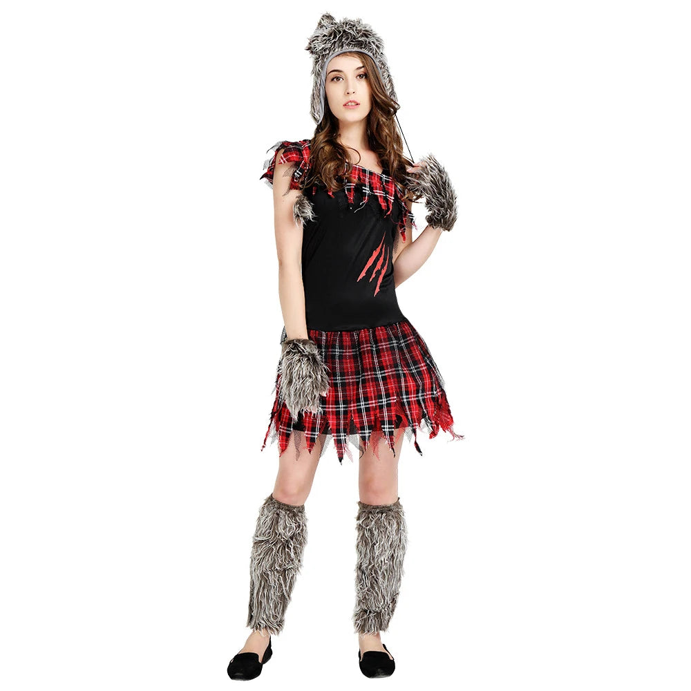 Steampunk wolf costume