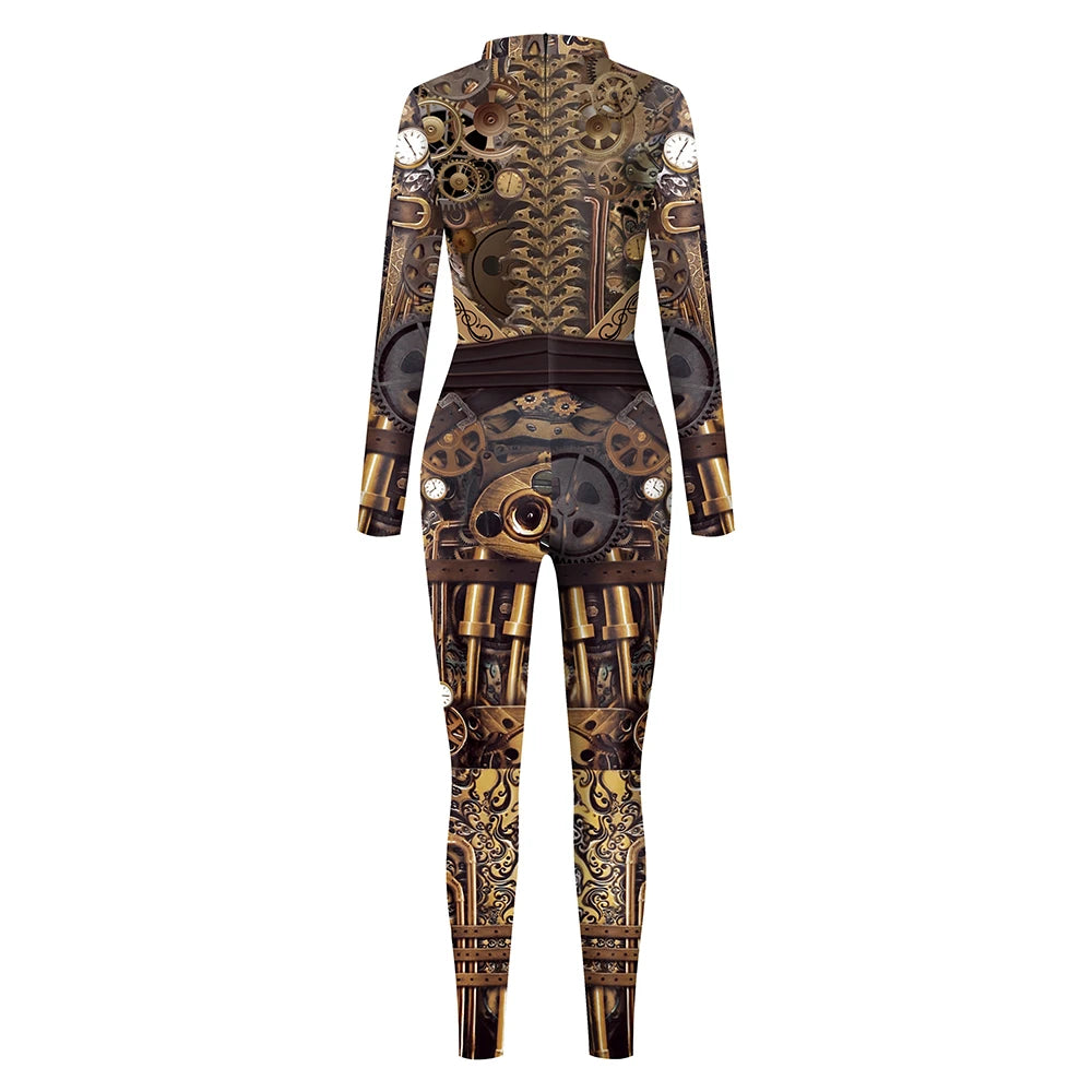 Steampunk mech suit