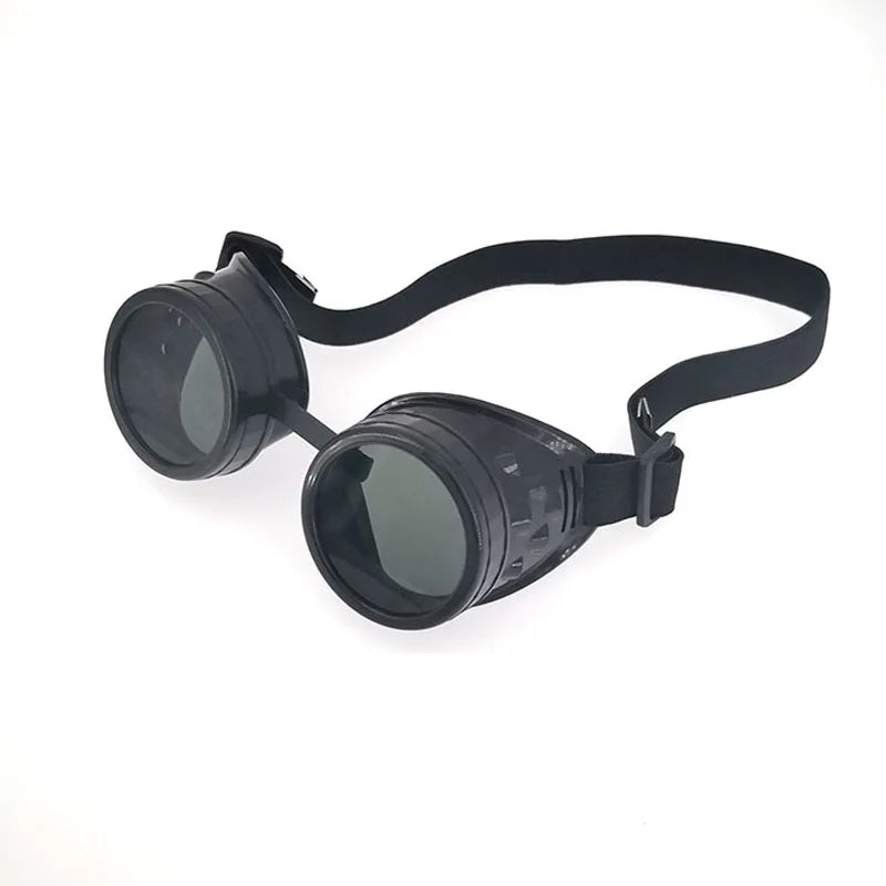 Steampunk biker goggles