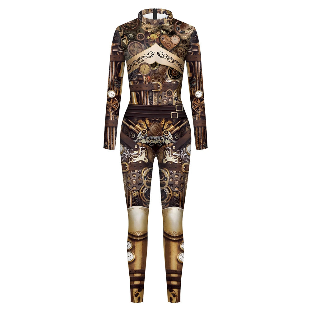 Steampunk mech suit