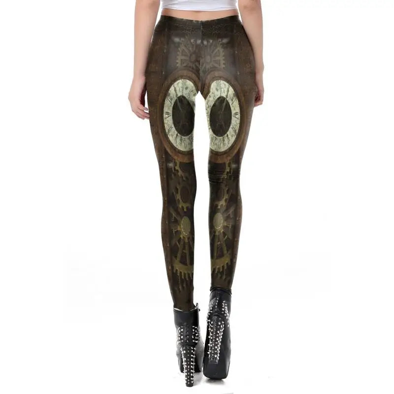 Steampunk hose damen gold