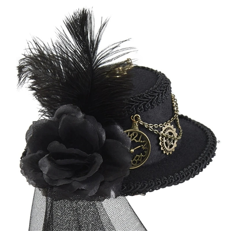 Steampunk damenhut