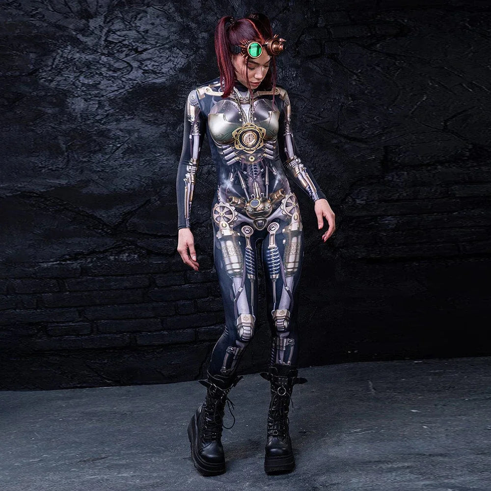 Steampunk pilot costume