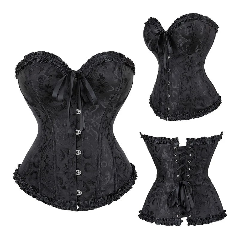 Steampunk bluse unter corsage