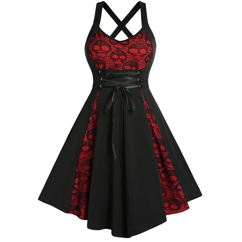 Steampunk kleid lang