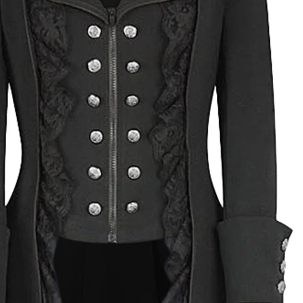 Steampunk mantel jacke damen