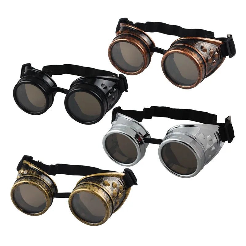 Steampunk magnifying goggles