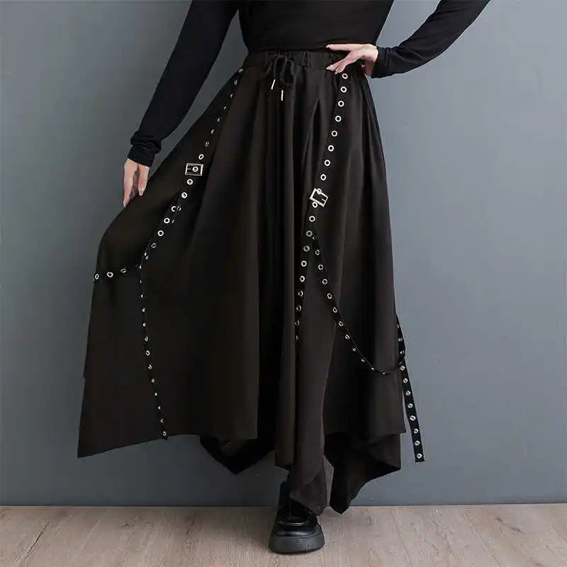 Steampunk hose damen schwarz