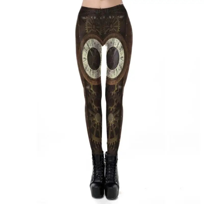Steampunk hose damen gold