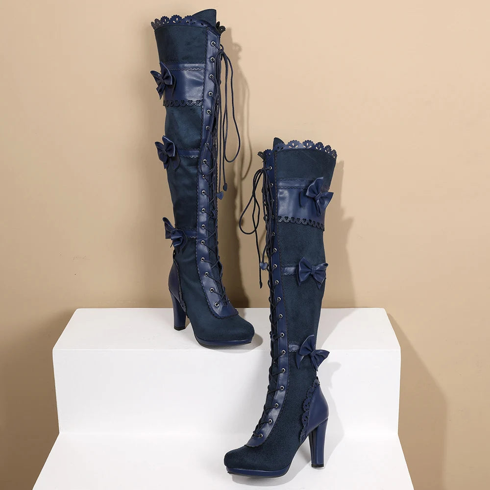 Steampunk stiefel damen