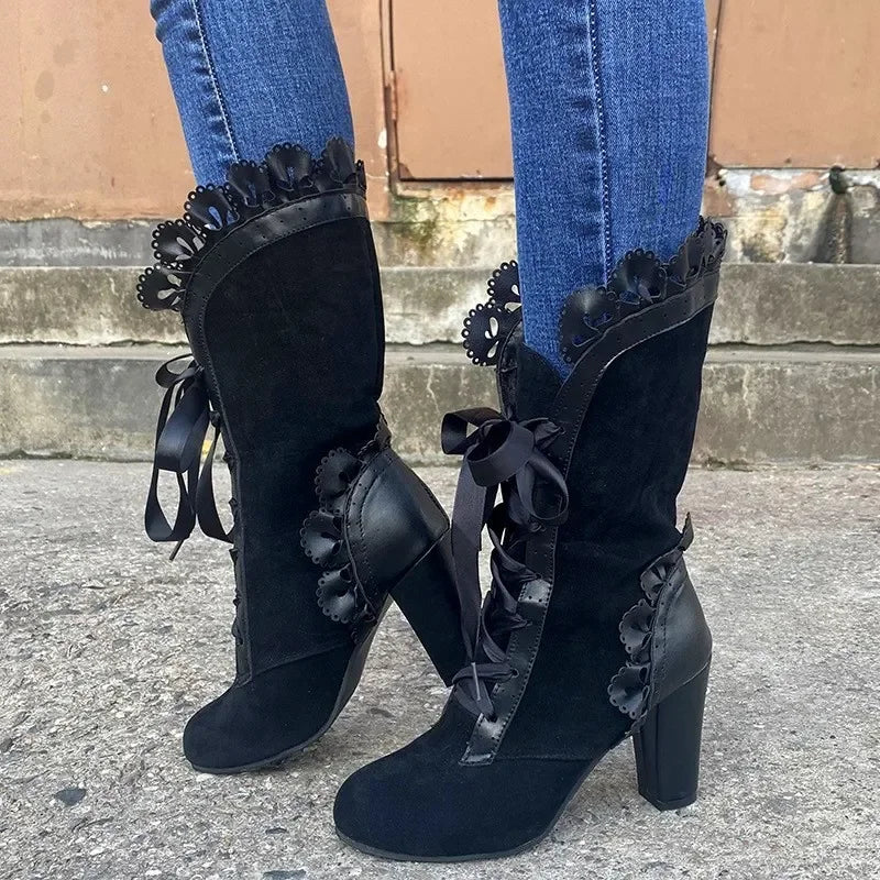 Gothic steampunk boots
