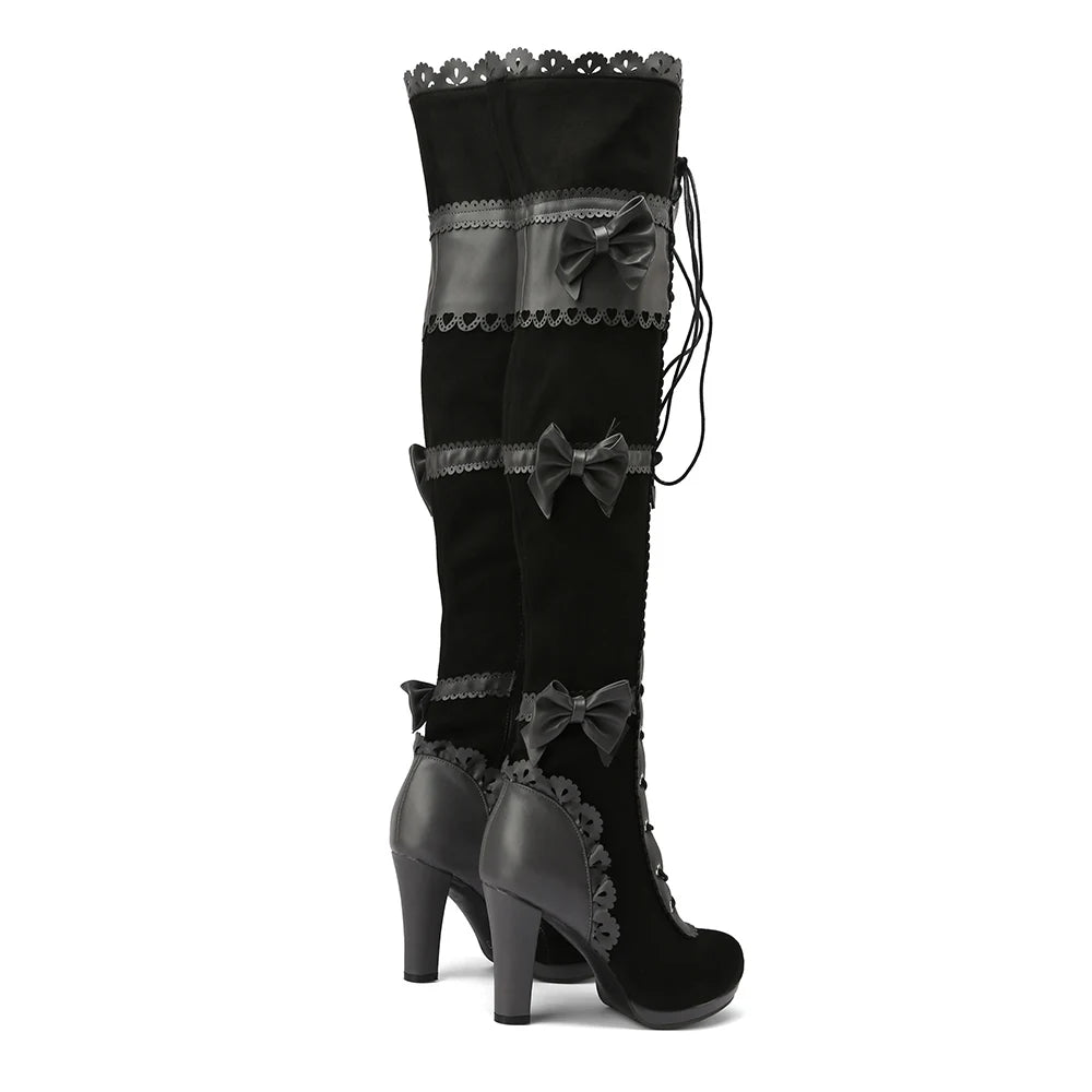 Steampunk stiefel damen