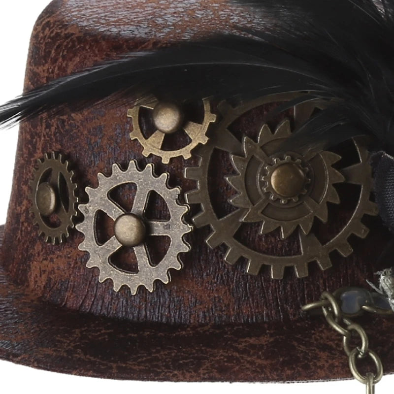 Steampunk mini hut damen