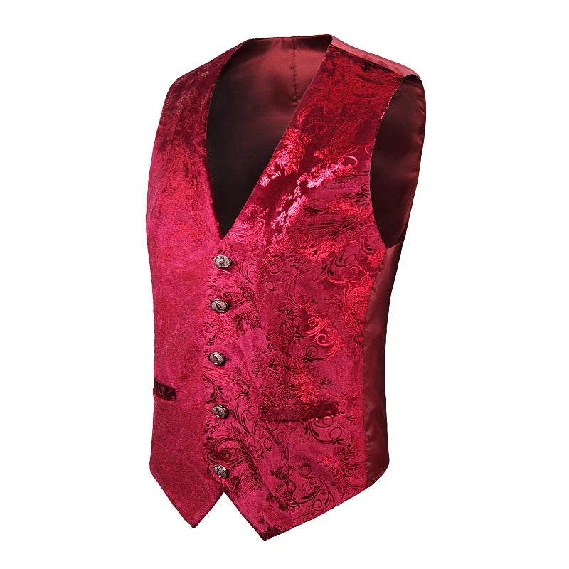 Steampunk jacke rot