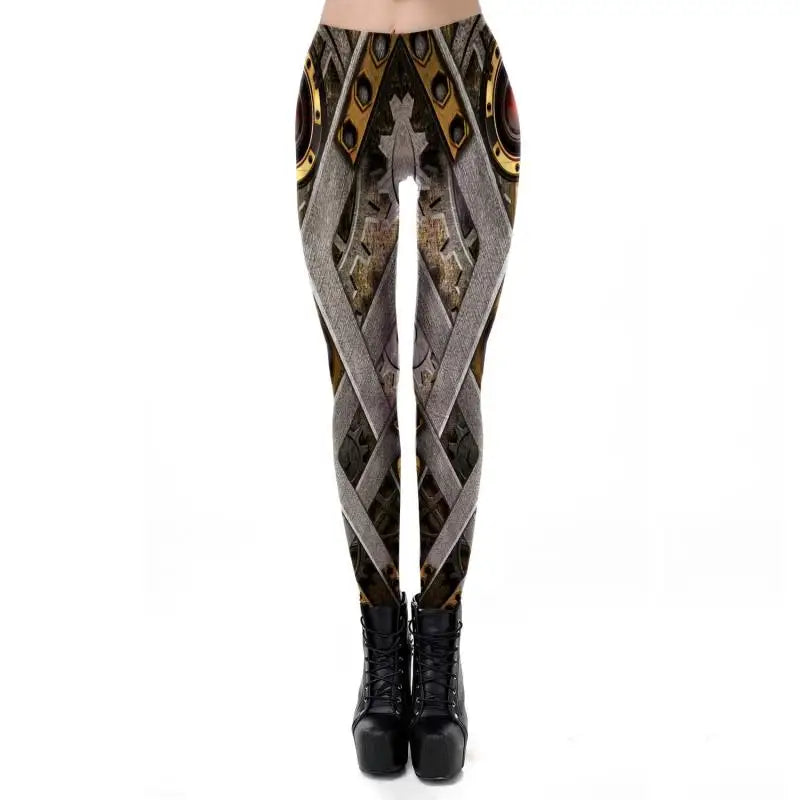 Steampunk hose damen gold