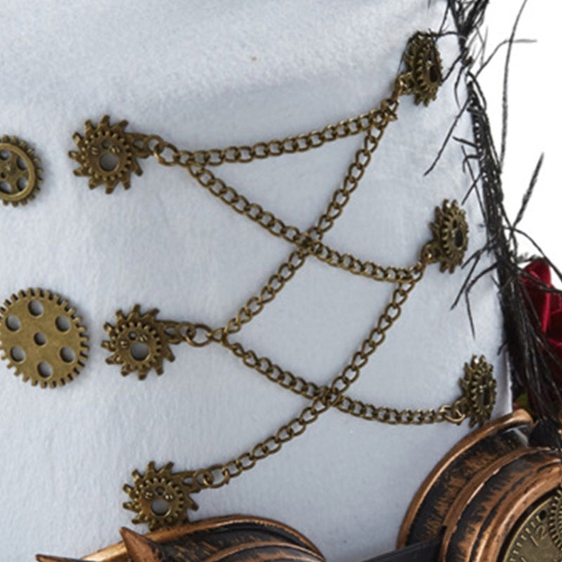 Steampunk hut white