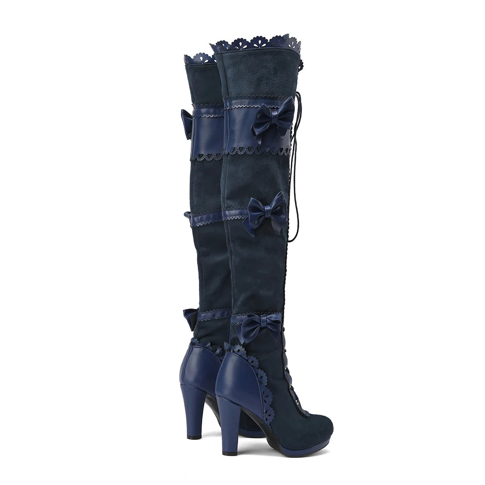 Steampunk stiefel damen