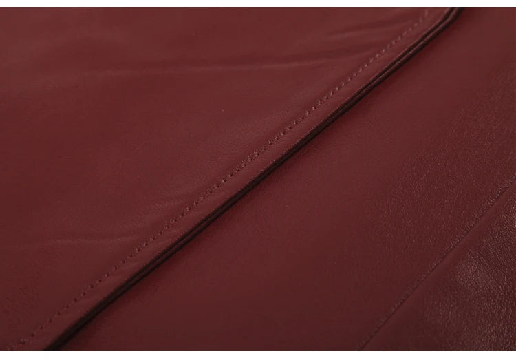 Steampunk leather trench coat