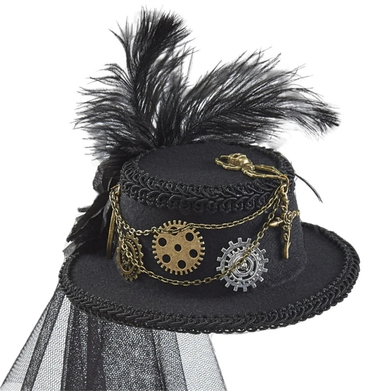 Steampunk damenhut