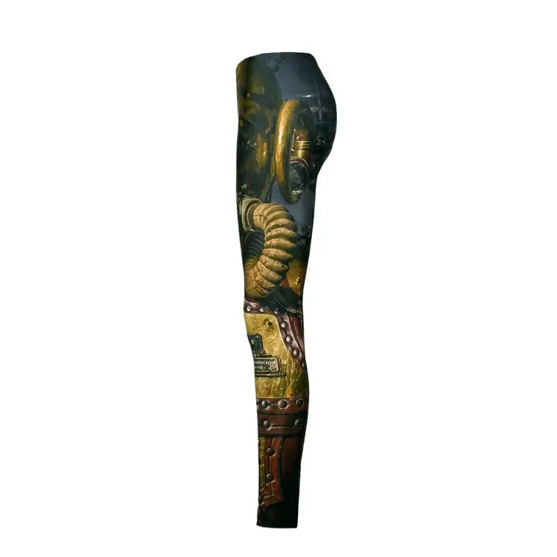 Steampunk hose damen gold