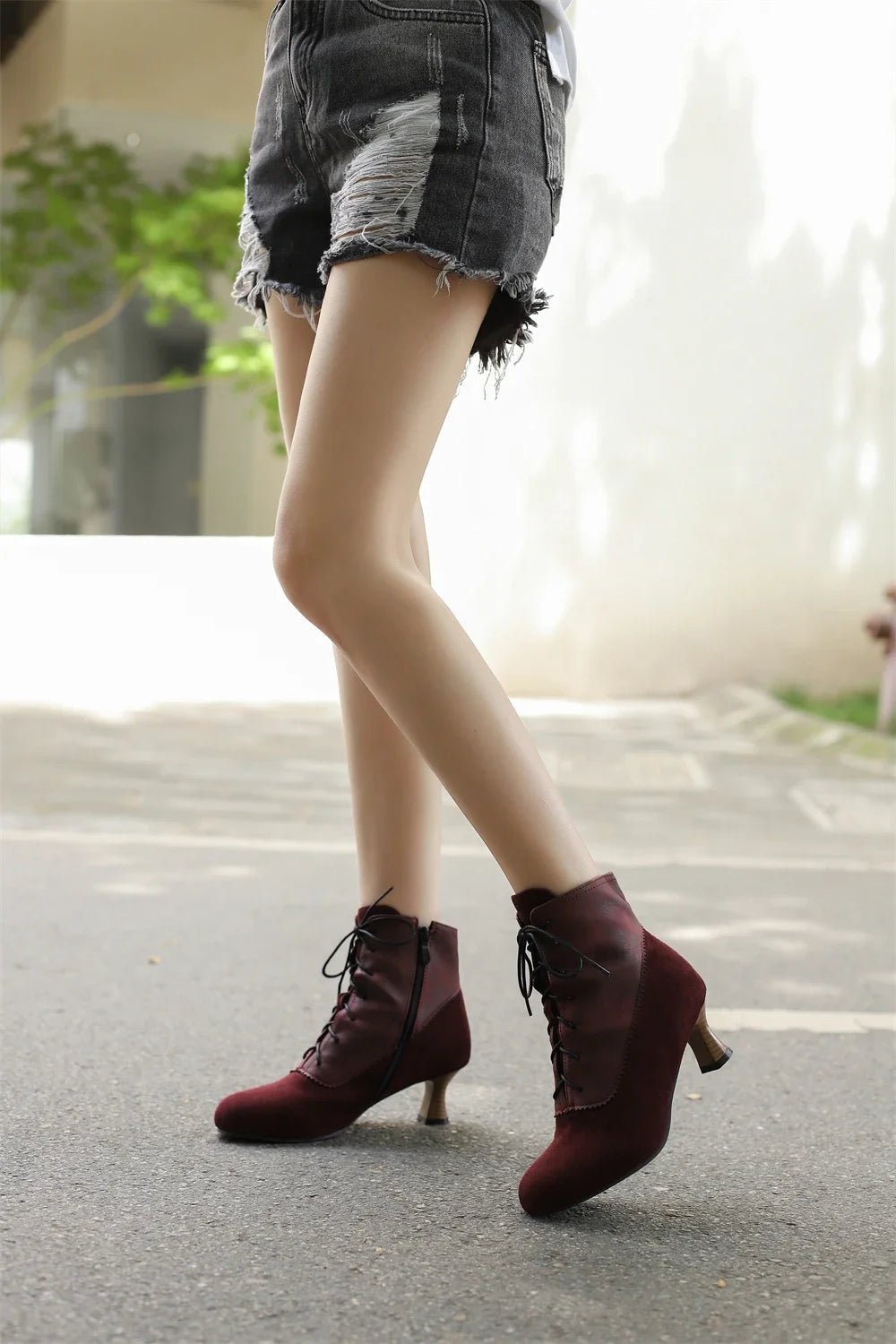 Steampunk stiefeletten damen