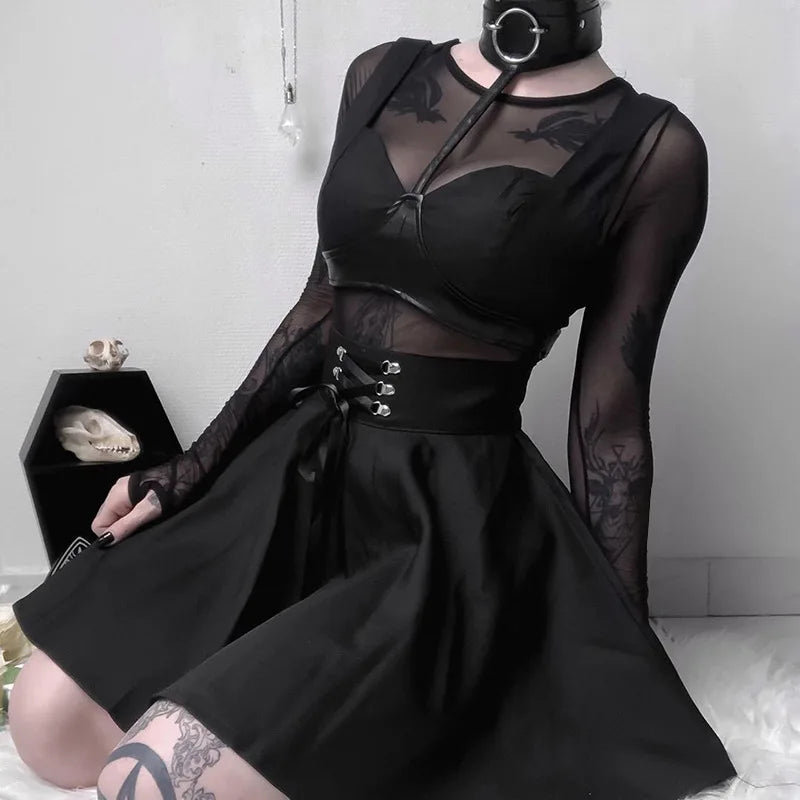 Steampunk rock schwarz