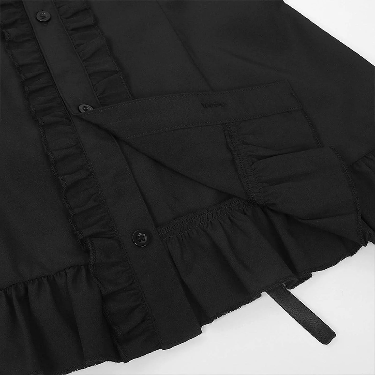 Steampunk long bluse